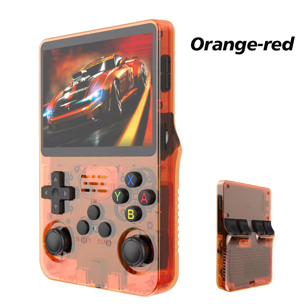 128G R36S Retro Handheld Gameboy Console Linux System 3.5 Inch IPS Screen R35S Pro Portable Pocket Video Player 64GB Games
