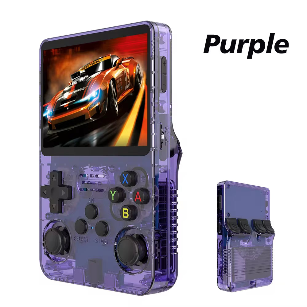 128G R36S Retro Handheld Gameboy Console Linux System 3.5 Inch IPS Screen R35S Pro Portable Pocket Video Player 64GB Games
