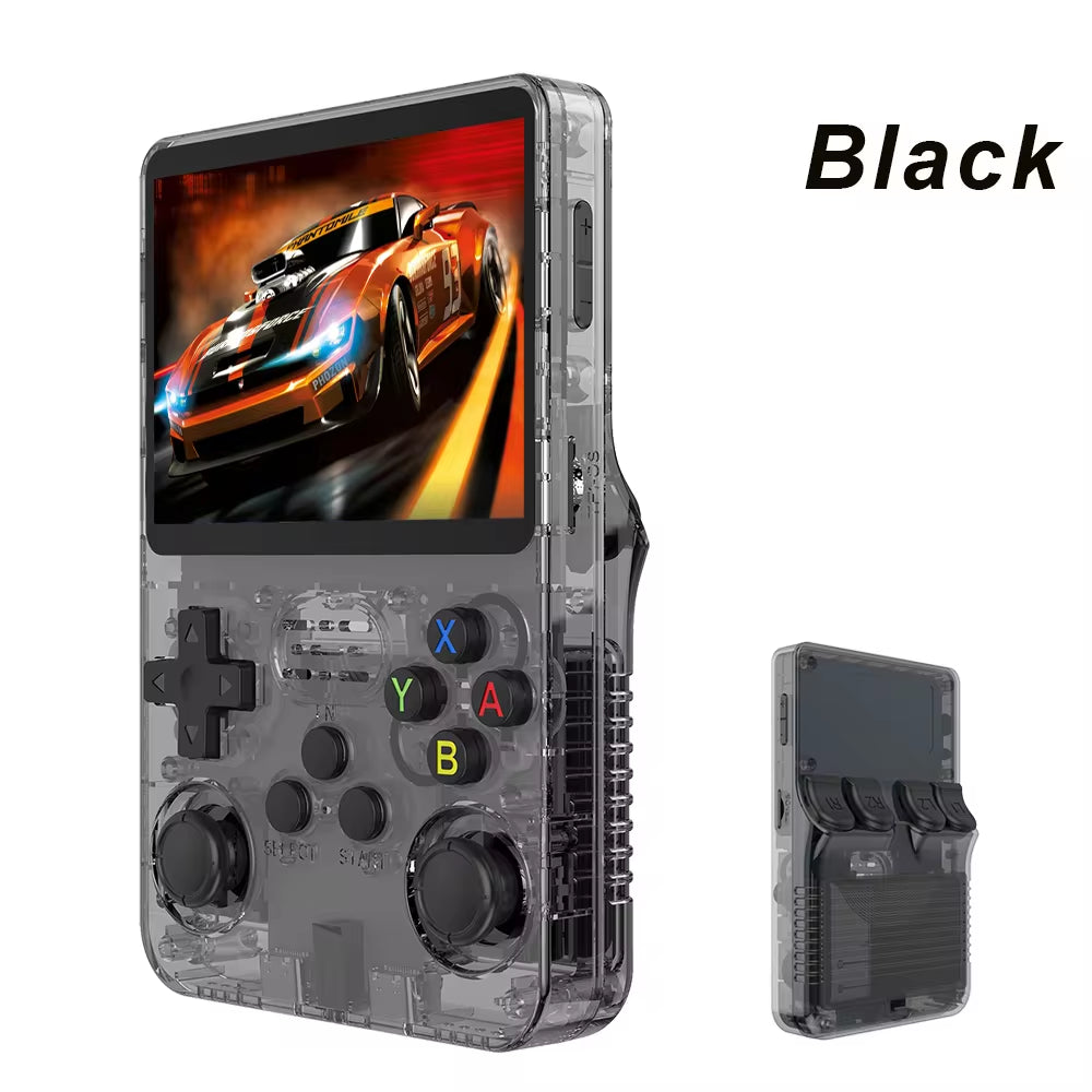 128G R36S Retro Handheld Gameboy Console Linux System 3.5 Inch IPS Screen R35S Pro Portable Pocket Video Player 64GB Games