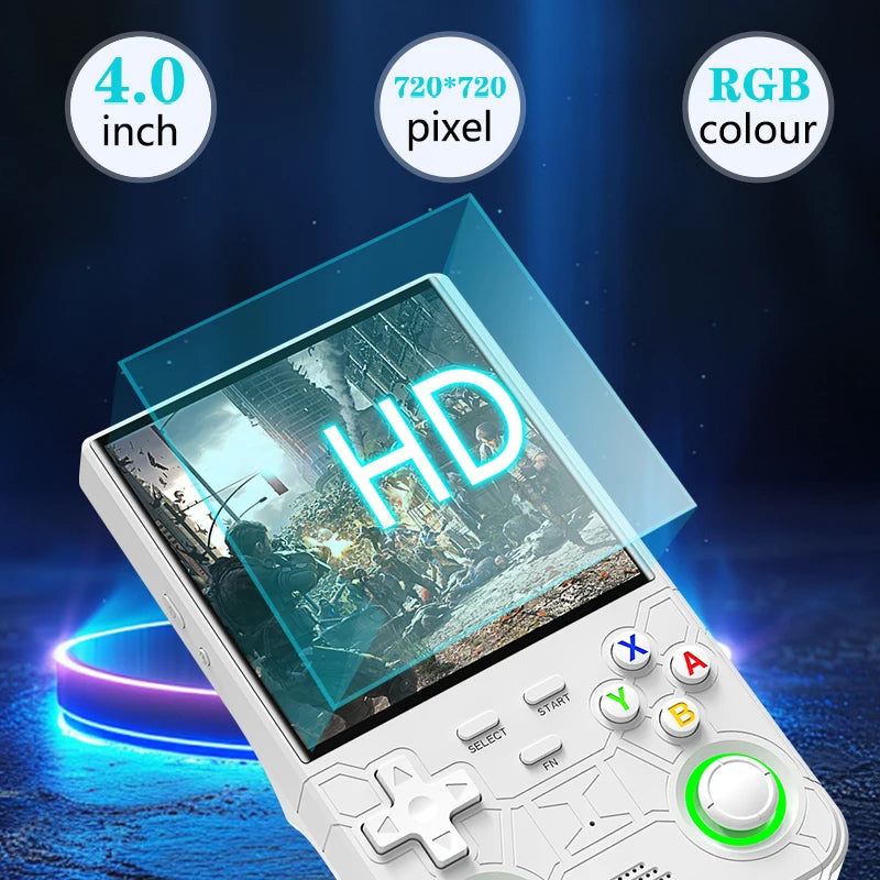 New R36 Ultra Retro Handheld Game Console 4.0-Inch Open-Source Linux System 128GB Portable Video Player Handheld Game Console