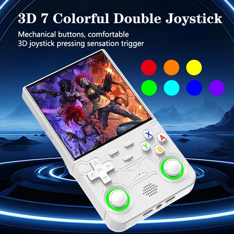 New R36 Ultra Retro Handheld Game Console 4.0-Inch Open-Source Linux System 128GB Portable Video Player Handheld Game Console