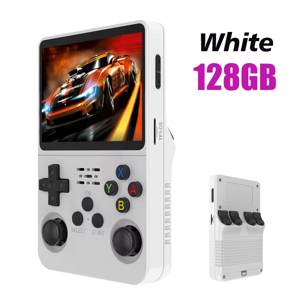 128G R36S Retro Handheld Gameboy Console Linux System 3.5 Inch IPS Screen R35S Pro Portable Pocket Video Player 64GB Games